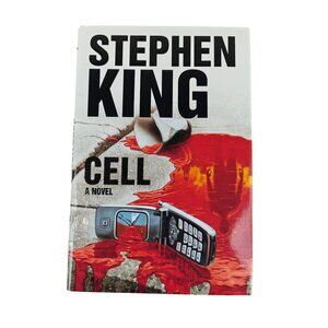 Cell Stephen King Hardcover Novel 2006 First Edition Scribner Dust Jacket